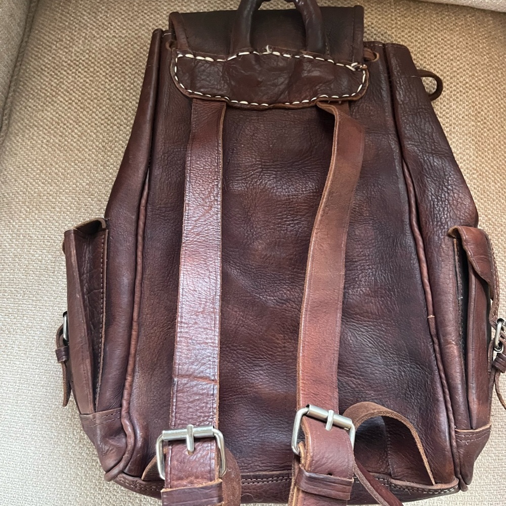 Vintage never used backpack handmade in Italy - Picture 8 of 9